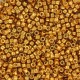 Miyuki delica beads 11/0 - Duracoat galvanized yellow gold DB-1833 